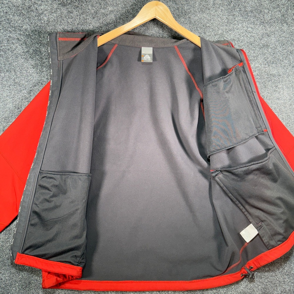 Nike ACG Softshell Jacket Mens XL Red Fleece Lined Outdoor Hiking Vintage 90's - Picture 5 of 15